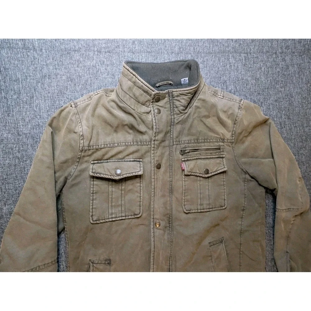Vintage Levi's Men's‎ M Jacket Quilt Lined Heavy Old School Coat (Needs Repairs)